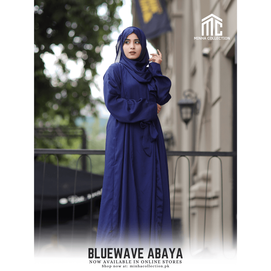 BlueWave Abaya - AleenDXB