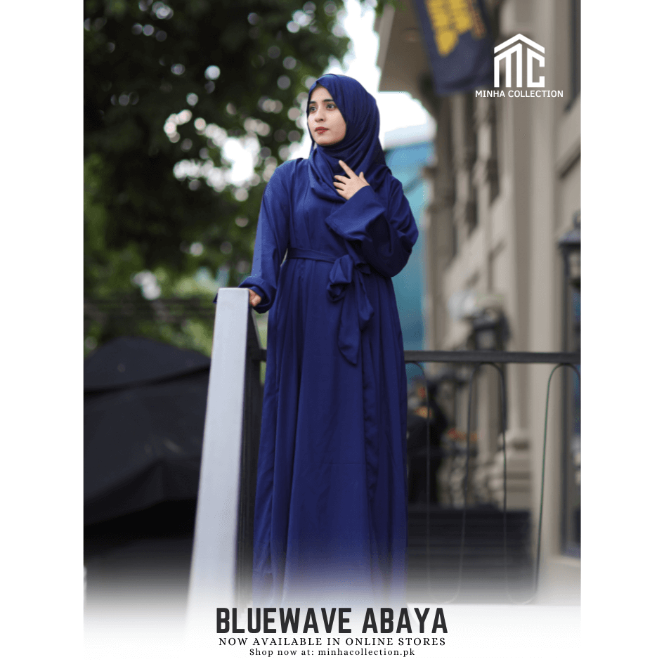 BlueWave Abaya - AleenDXB