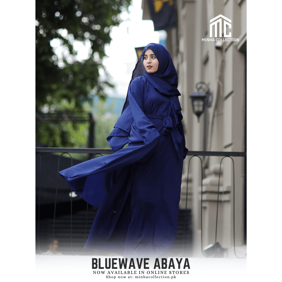 BlueWave Abaya - AleenDXB