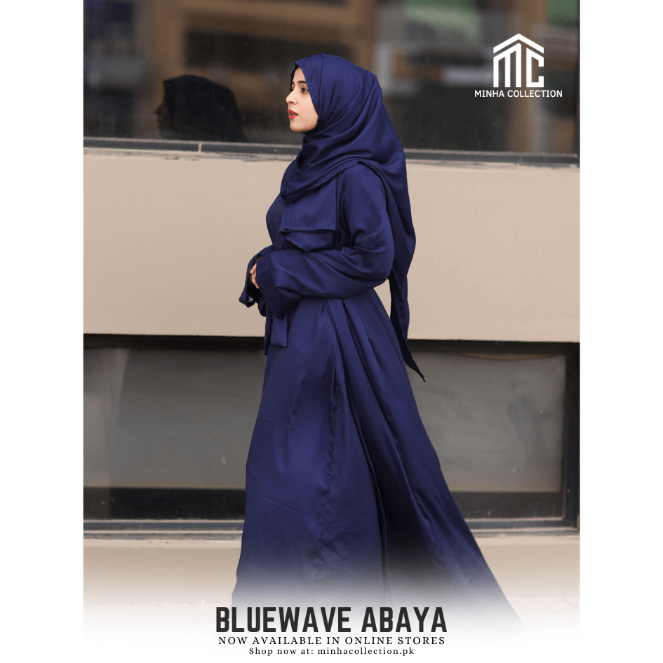 BlueWave Abaya - AleenDXB