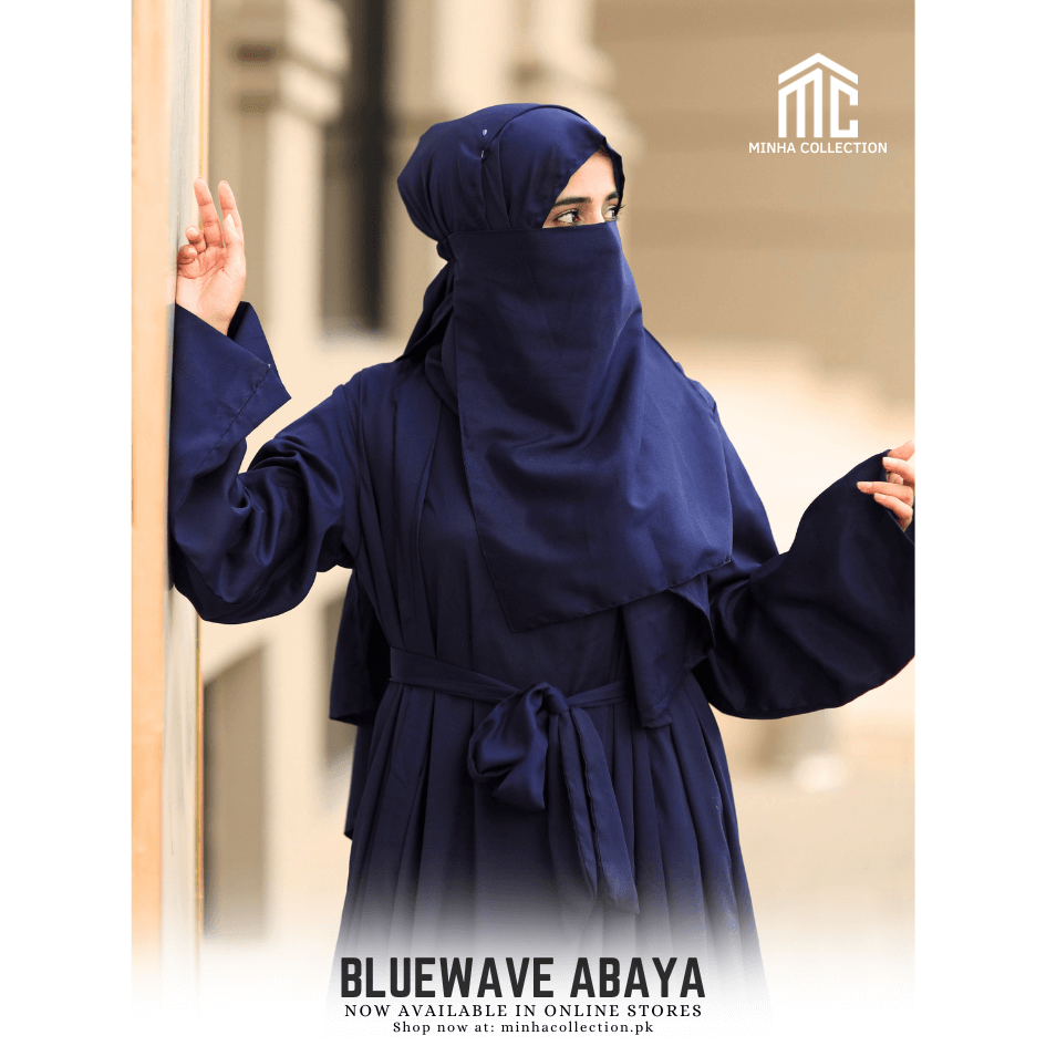 BlueWave Abaya - AleenDXB