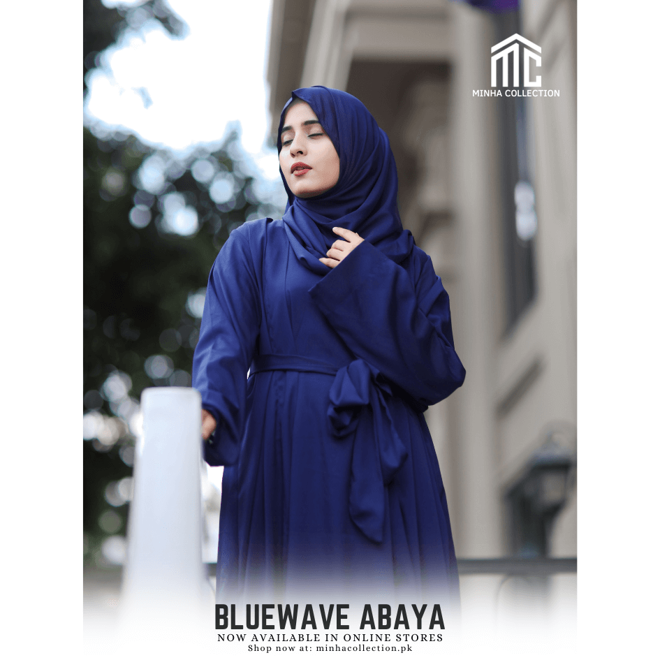 BlueWave Abaya - AleenDXB