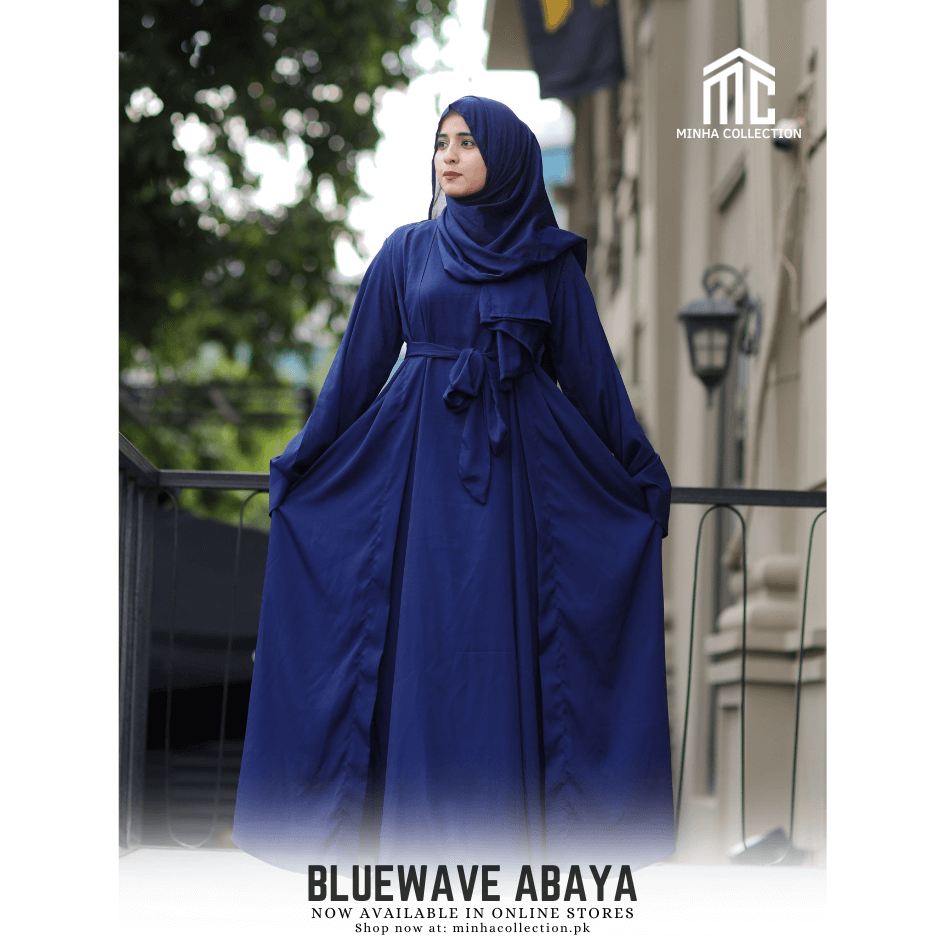 BlueWave Abaya - AleenDXB