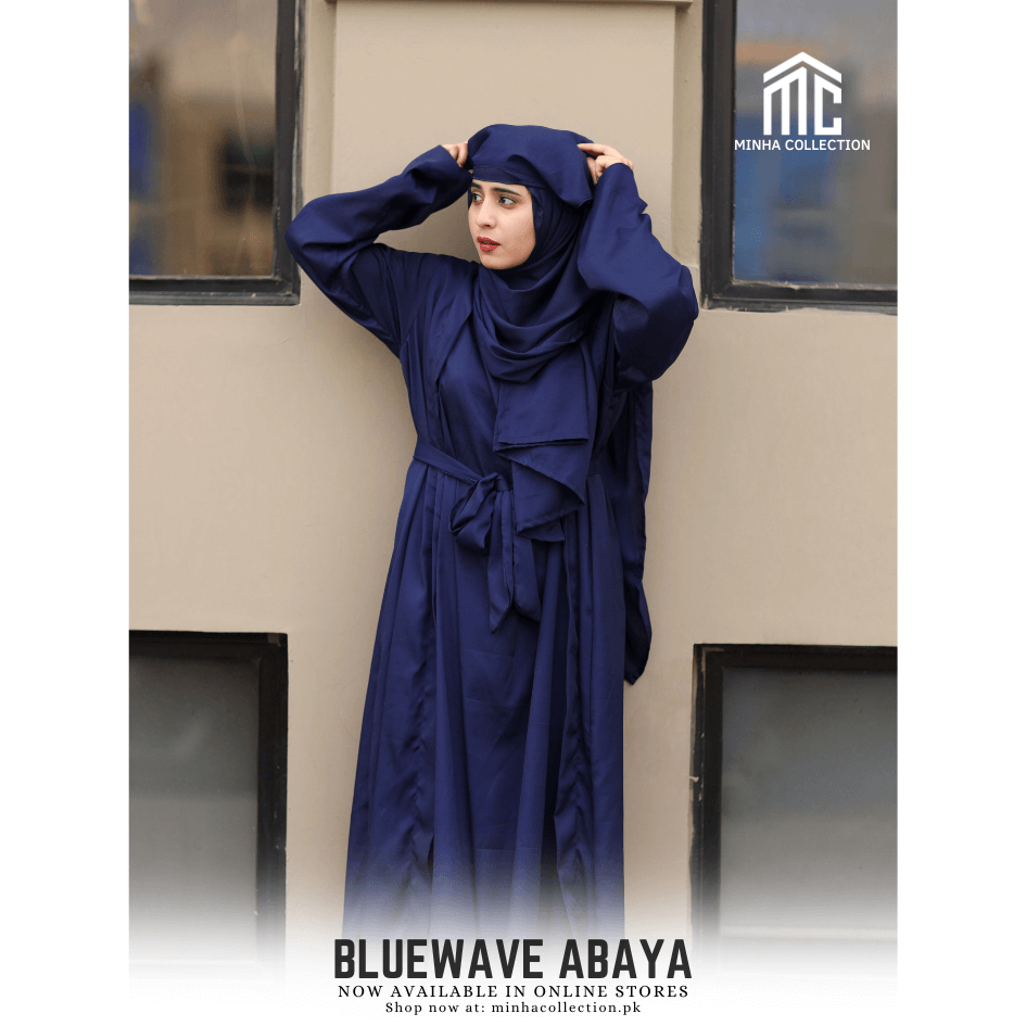 BlueWave Abaya - AleenDXB