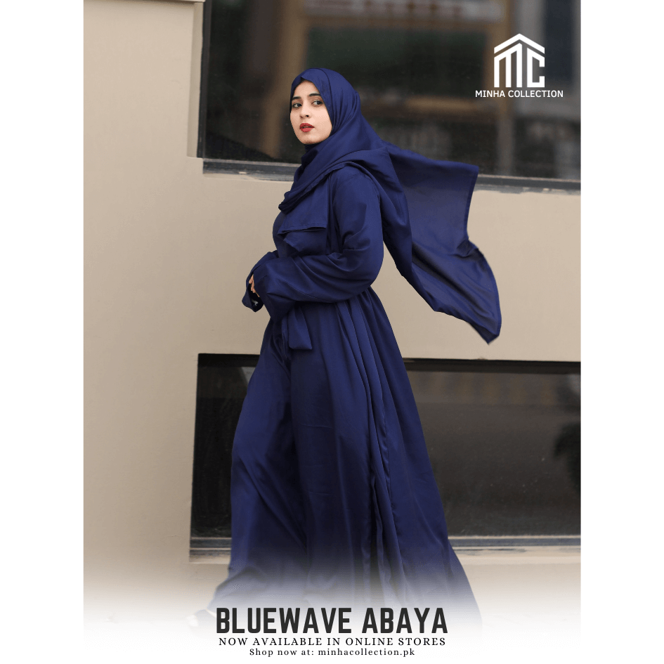 BlueWave Abaya - AleenDXB