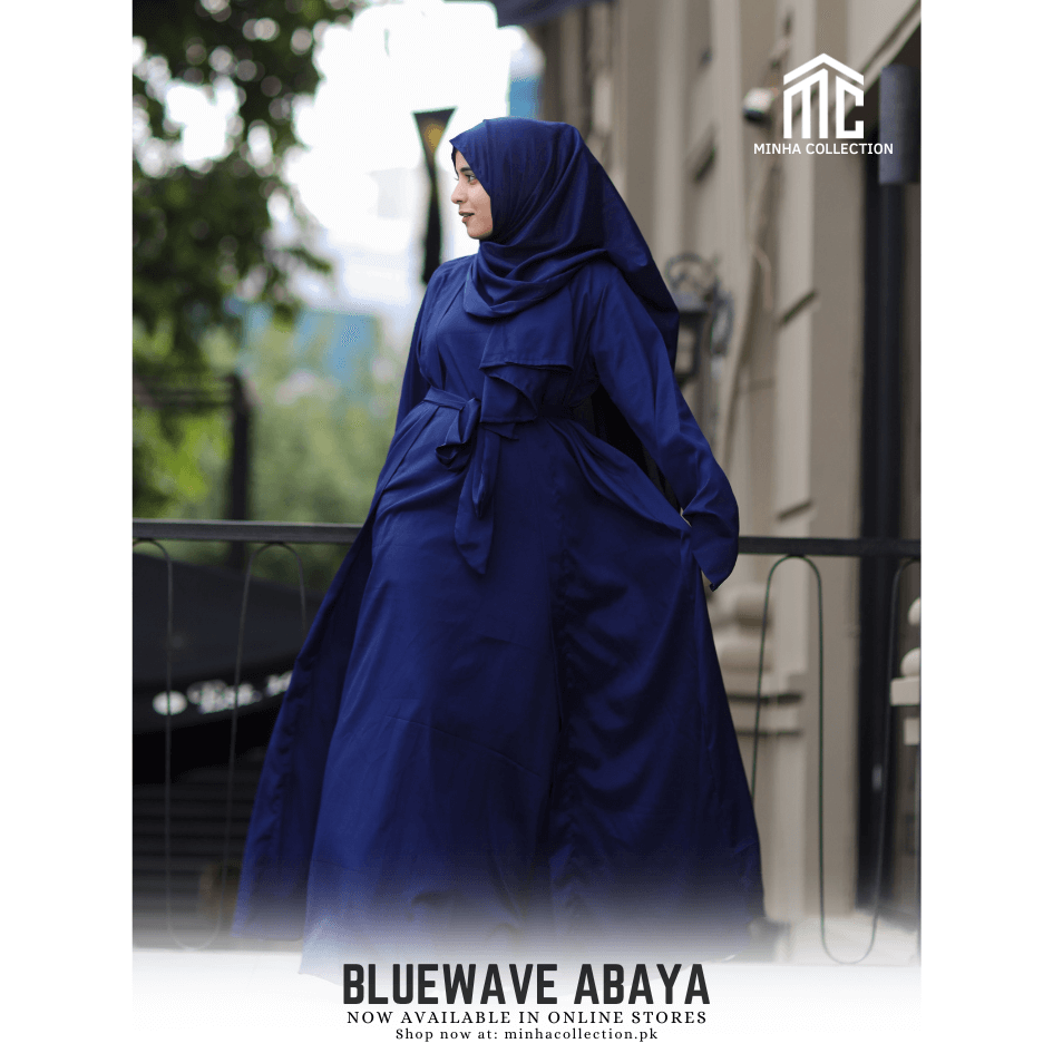 BlueWave Abaya - AleenDXB