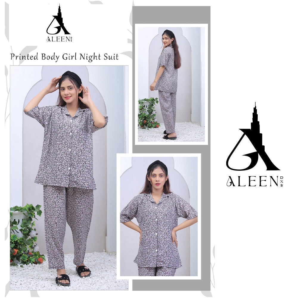 Aleen Store Women Shirt Pajama Set - AleenDXB